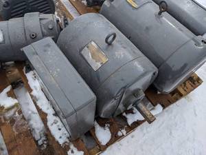lot 48 image: REFURBISHED GE 7.5 HP Electric Motor (1 Phase)