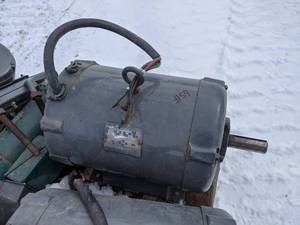 lot 54 image: REFURBISHED Marathon 10-16 HP Electric Motor (1 Phase)