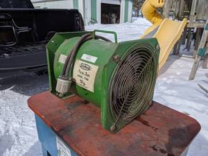 lot 60 image: SUKUP 12 Axial Tube Fan 34 HP (3 Phase)