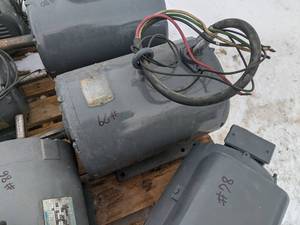 lot 79 image: REFURBISHED Crop Dryer Motor Baldor 10-16 HP Electric Motor (1 Phase)