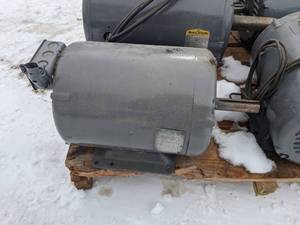 lot 81 image: REFURBISHED Crop Dryer Motor Baldor 10-13 HP Electric Motor (3 Phase)