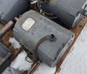 lot 82 image: REFURBISHED Crop Dryer Motor Baldor 10-13 HP Electric Motor (3 Phase)