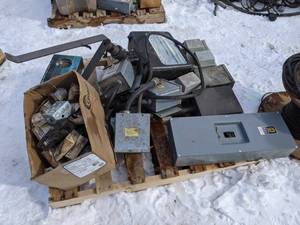 lot 106 image: Pallet Lot of Electrical Enclosures  Boxes and More