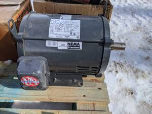 lot 121 image: USED Nidec 10 HP Electric Motor (3 Phase)