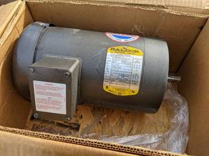 lot 128 image: NEW Baldor 1.5 HP Electric Motor (3 Phase)