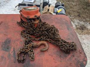 lot 136 image: 1000 LB Chain Hoist