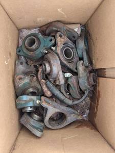 lot 150 image: Box of Used Flange Bearings