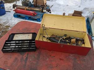 lot 154 image: Pilot Reamers and Assorted Micrometers