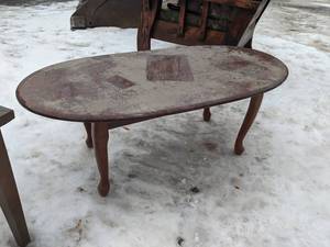lot 191 image: Oval Coffee Table
