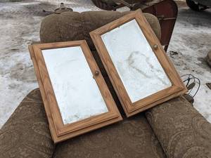 lot 193 image: (2) In Wall Medicine Cabinets