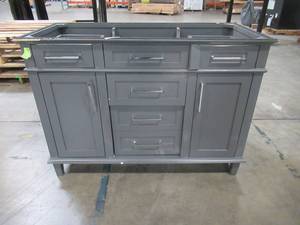 lot 402 image: Home Decorators Collection Sonoma 48 in. W x 22 in. D Vanity in Dark Charcoal Sonoma 48C