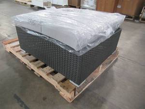 lot 304 image: Noble House Outdoor Patio Ottoman 2138565