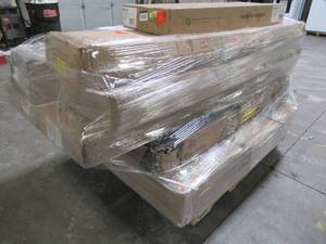 lot 506 image: WHOLESALE MIXED PALLET OF MISCELLANEOUS BEDROOM, LIVINGROOM FURNITURE AND MORE