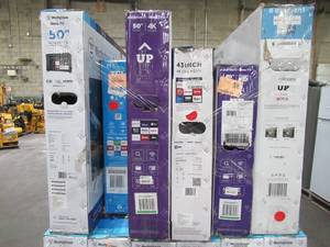 lot 11 image: UNTOUCHED Wholesale Pallet of 40, 43, 50 & 55 Smart Ultra HD TVs - $ 4,010.00 RETAIL VALUE