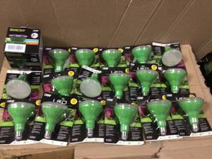 lot 2 image: BIG LOT OF Feit Electric 219667 9 W Br 30 Grow LED Bulb Open Box Customer Returns See pictures.