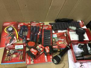 lot 22 image: MIX LOT OF HUSKY TOOLS & MISC. Open Box Customer Returns See pictures.
