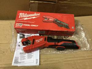 lot 25 image: M12 12-Volt Lithium-Ion Cordless Copper Tubing Cutter (Tool-Only) by Milwaukee Open Box Customer Returns See pictures.