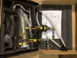 lot 41 image: Signature Collection 8 in. Widespread 2-Handle Bathroom Faucet with Pop-Up Drain in Chrome by Ultra Faucets Open Box Customer Returns See pictures.