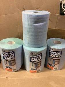 lot 43 image: Pratt Retail Specialties 20 in. x 100 ft. Self-Stick Furniture Wrap in good condition 