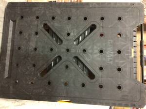 lot 46 image: DEWALT SAWHORSE Open Box Customer Returns See pictures.