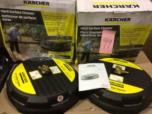 lot 99 image: Karcher 15 in. 3200 PSI Surface Cleaner for Gas Pressure Washers Max Open Box Customer Returns See pictures.