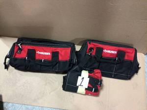 lot 1 image: MIX LOT HUSKY TOOL BAG in good condition 