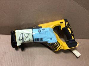 lot 48 image: 20-Volt MAX XR Cordless Brushless Compact Reciprocating Saw (Tool-Only) by DEWALT Customer returns see pictures
