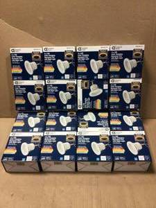lot 59 image: BIG LOT 4 in. Color Selectable CCT Integrated LED Recessed Light Trim with Night Light Feature 625 Lumens 10.5-Watt Dimmable Customer returns see pictures
