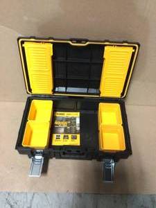 lot 72 image: TOUGHSYSTEM 22 in. Small Tool Box by DEWALT in good condition