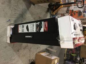 lot 106 image: Husky 61.86 Matte Black Aluminum Low Profile Crossbed Truck Tool Box not used