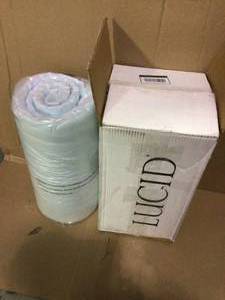 Lucid� Dusk Gel and Aloe Infused Memory Foam Topper, 2 inch, Twin in good condition