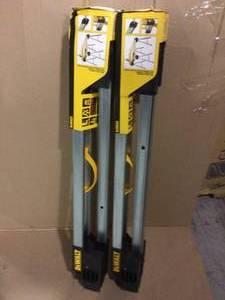 32 in. Metal Folding Sawhorse by DEWALT Customer returns see pictures