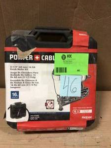 Pneumatic 16-Gauge 2-12 in. Nailer Kit by Porter-Cable Customer returns see pictures