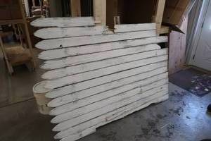 WHITE FENCING PIECES