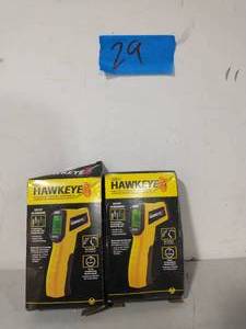 2 Hawkeye Non-Contact Forehead Infrared Thermometer for Human Temperature Reading