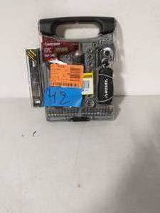 HUSKY 14 in. and 38 in. Stubby Ratchet and Socket Set (46-Piece)