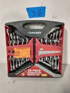 HUSKY Combination Wrench Set (28-Piece)