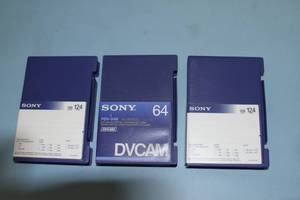 lot 65 image: Lot of Miscellaneous BLANK Media - DVCAM Cassettes DVDRW and More