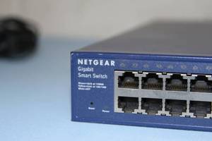 lot 74 image: Lot of Netgear & D-Link Computer Network RoutingSwitching LAN Equipment