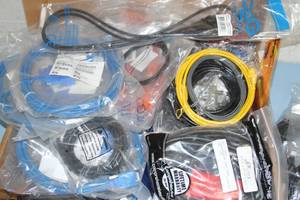 lot 79 image: 20 Pounds of NEW Pro Audio Video Computer Control & Network Cables