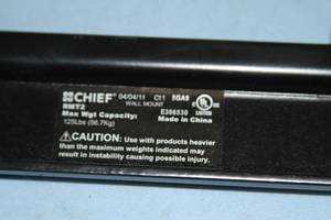 lot 108 image: Chief RMT2 Universal Tilt Wall Mount for 26 - 48 Displays  Televisions  Monitors