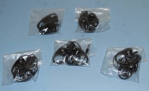 lot 93 image: Lot of Five (5) NEW Sennheiser EP01 Pro Audio Lightweight Stereo Headphones w 3.5mm Mini Connector