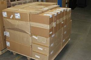 lot 109 image: Pallet Lot of Miscellaneous New Chief  Legrand Pro Audio  Video Mounting Items & Equipment - Equipment List Pictured