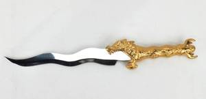 lot 19 image: New Vintage Dragon Handle Kris Blade Dagger