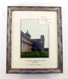 lot 118 image: 2002 The Cathedral, Baptistry and Bell Tower Pisa, Italy Framed Print
