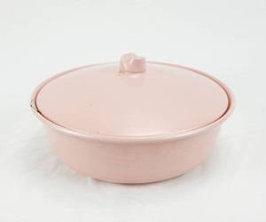 lot 96 image: Vintage Red Wing Casserole Dish with Lid