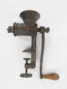 lot 97 image: Working Antique Universal Number 3 L.F. and C. New Britain, Connecticut Grinder