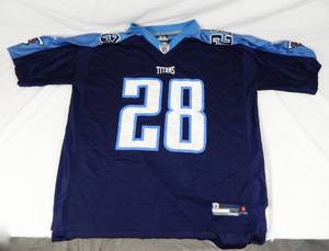 lot 99 image: Tennessee Titans Chris Johnson XXL Jersey