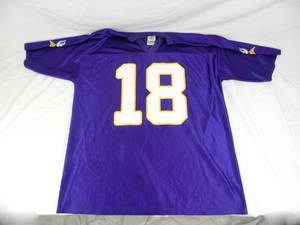 lot 100 image: Minnesota Vikings Sydney Rice XL Jersey
