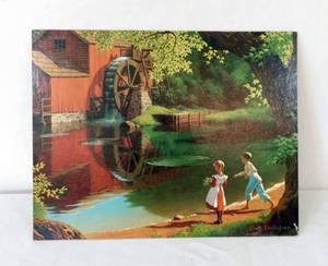 lot 117 image: Lot of Vintage Paul Detlefsen and Fragnard Winde Board Prints and 2 Small Framed Prints